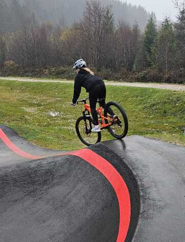 Youngster enjoying the ride. Youngster enjoying the ride.