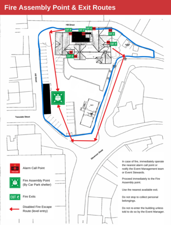Site plan for reference and example