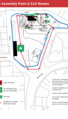Site plan for reference and example